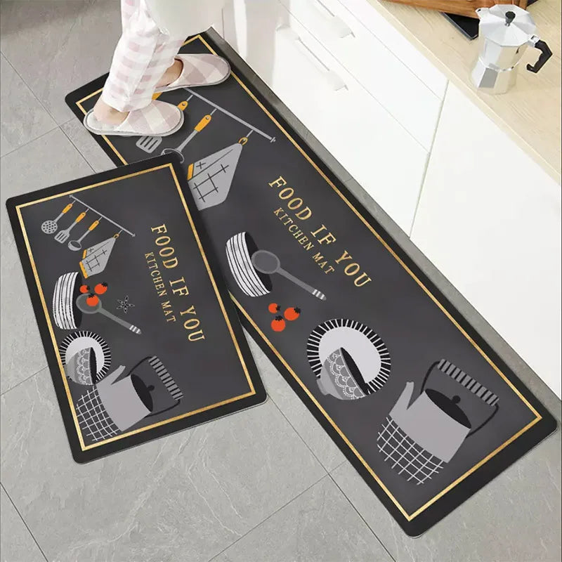 Kitchen Mat Floor Carpet Fashion Simple Nordic Style  House Hold Long Strip Door Modern Home Decor