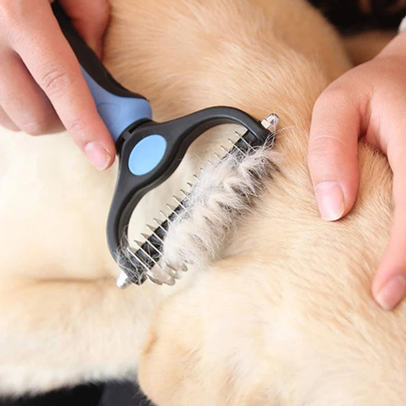 Cão removedor de cabelo pente pet