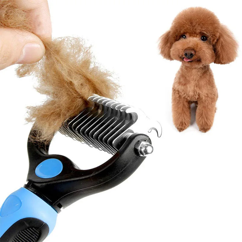 Cão removedor de cabelo pente pet