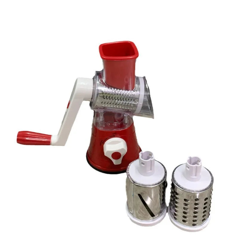 Multifunctional Roller Vegetable Cutter Hand Crank Home Kitchen Shredder Potato Grater