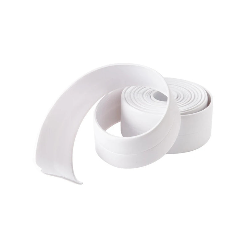 PVC Adhesive Sealing Strips para Banheiro, Adesivos de parede impermeáveis, Sink Edge Tape, Acessórios de cozinha, 1Pc