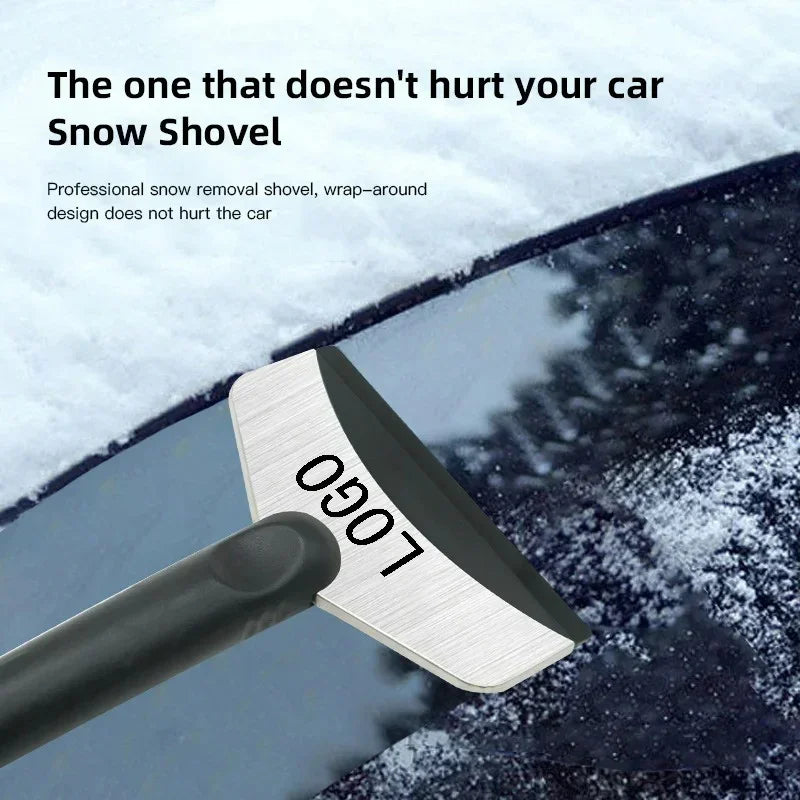 Car snow shovel, de-icer, ice scraper