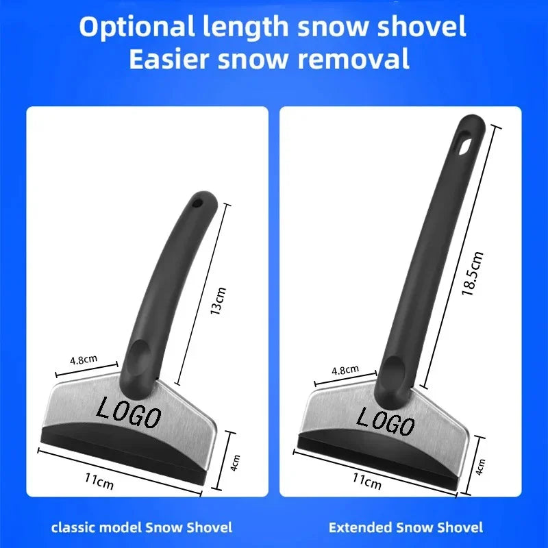 Car snow shovel, de-icer, ice scraper