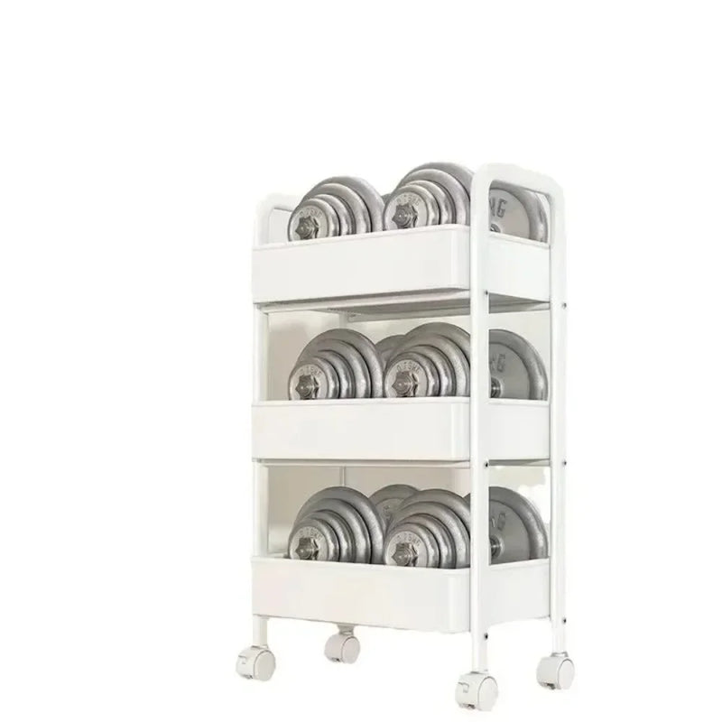 Multi-camada carrinho rack cozinha piso quarto bebê lanches móvel banheiro rack de armazenamento de armazenamento